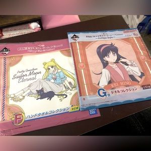 Sailor Moon kuji handkerchiefs